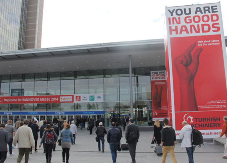 Makine Tanıtım Grubu Hannover 2014'de